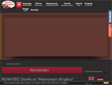 Tablet Screenshot of gosciniecmalinowka.pl